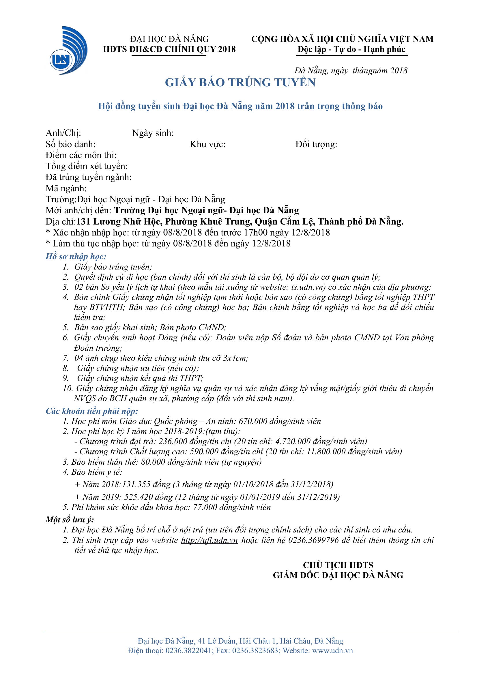 Translated document